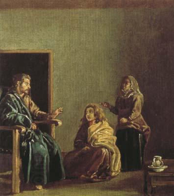 Diego Velazquez Christ in the House of Martha and Mary (df01) China oil painting art